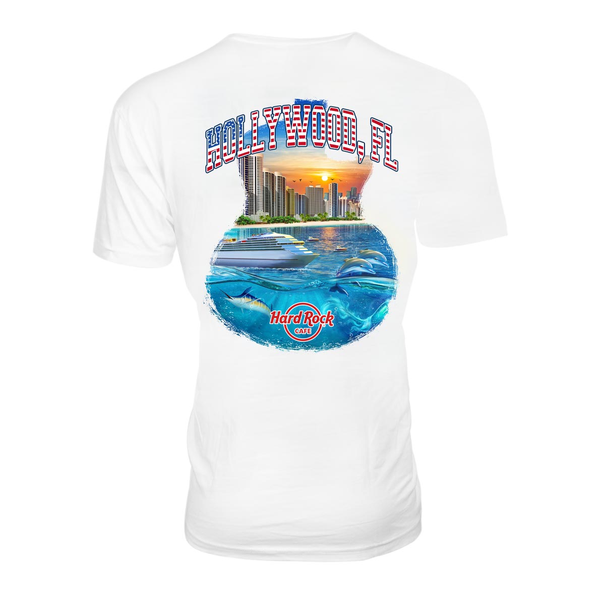 Men's Guitar City Art Tee image number 1